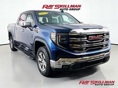 Pacific Blue Metallic 2023 GMC Sierra 1500 SLT