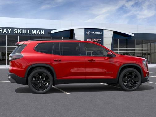 Red 2026 GMC Acadia Elevation