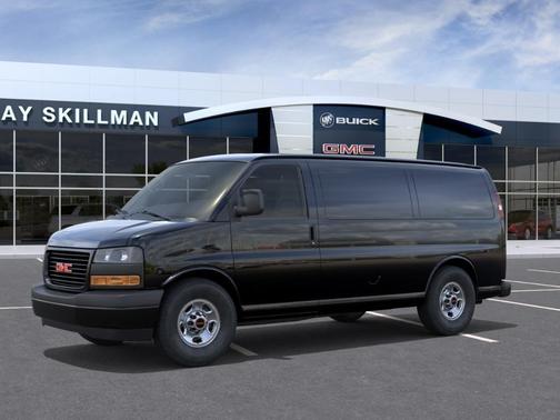 Black 2026 GMC Savana 2500 Work Van