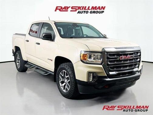 Desert Sand Metallic 2021 GMC Canyon AT4 w/Leather