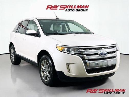 White Platinum Tri-Coat Metallic 2014 Ford Edge SEL