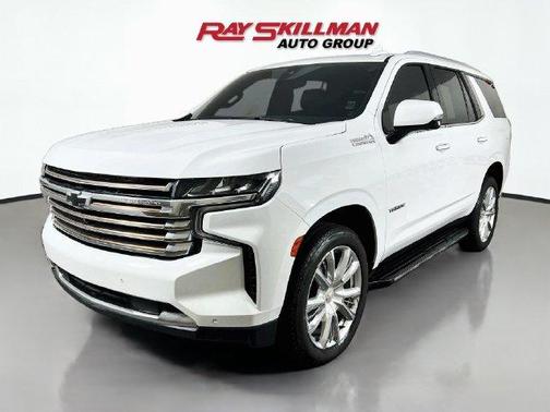 Summit White 2022 Chevrolet Tahoe High Country