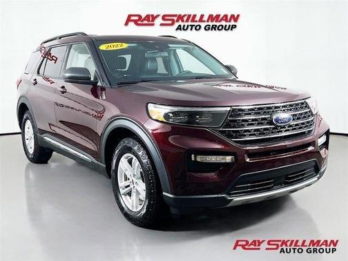 Burgundy Velvet Tinted Clearcoat 2022 Ford Explorer XLT