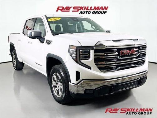 White Frost Tri-Coat 2025 GMC Sierra 1500 SLT