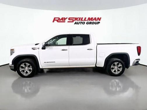 White Frost Tri-Coat 2025 GMC Sierra 1500 SLT