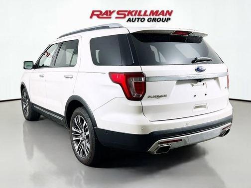 White Platinum Tri-Coat Metallic 2017 Ford Explorer Platinum