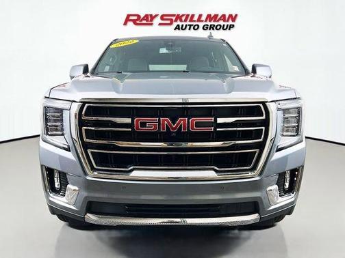 Satin Steel Metallic 2022 GMC Yukon SLT