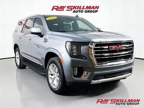 Satin Steel Metallic 2022 GMC Yukon SLT