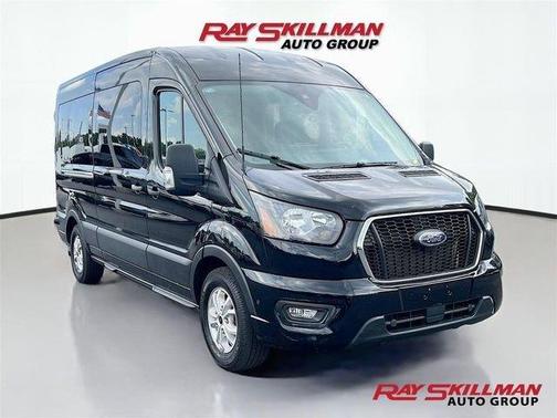 Agate Black Metallic 2024 Ford Transit-350 XLT