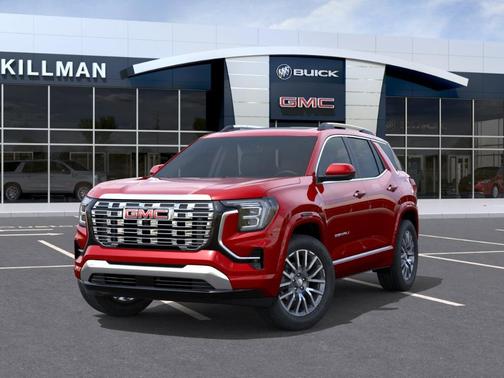 Red 2026 GMC Terrain Denali