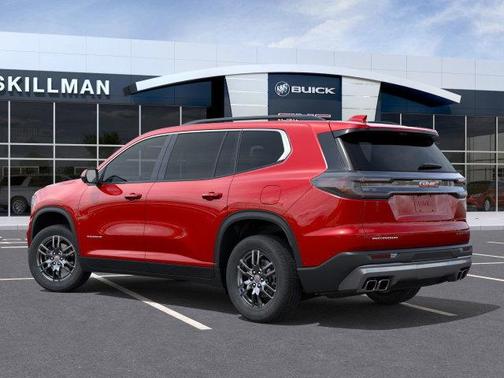 Red 2026 GMC Acadia Elevation