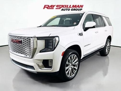 White Frost Tri-Coat 2021 GMC Yukon Denali