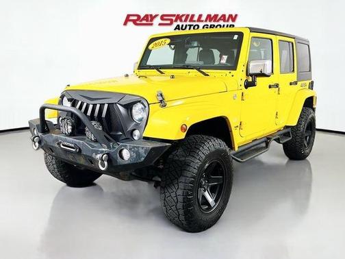 Baja Yellow Clearcoat 2015 Jeep Wrangler Unlimited Sahara