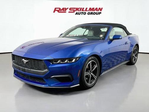 Blue 2024 Ford Mustang EcoBoost Premium