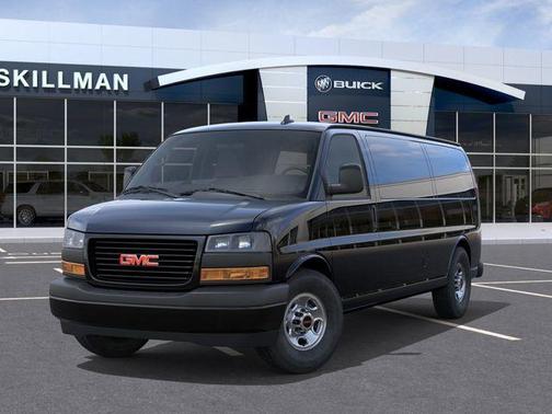 Black 2026 GMC Savana 2500 Work Van
