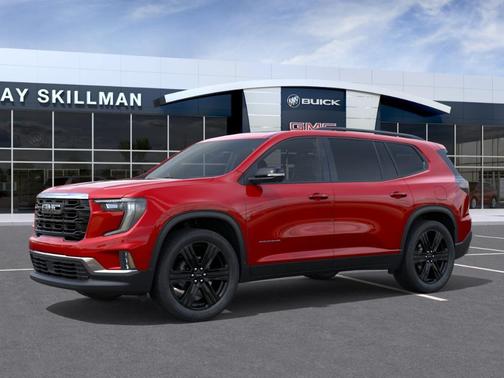 Red 2026 GMC Acadia Elevation