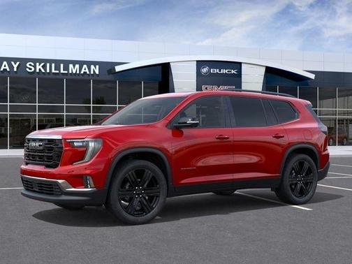 Red 2026 GMC Acadia Elevation