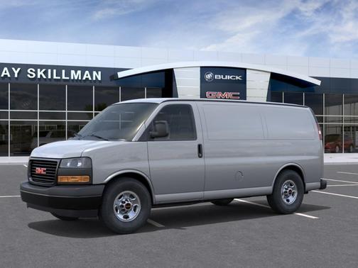 Gray 2026 GMC Savana 2500 Work Van