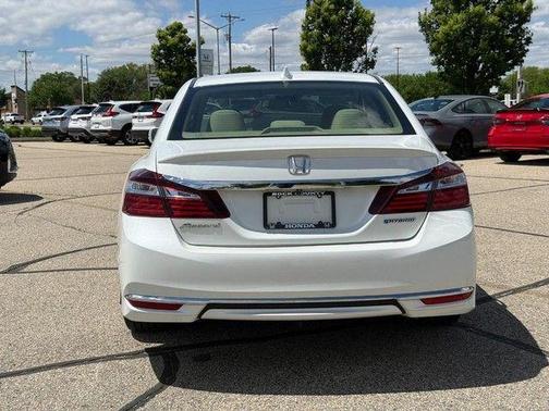 White 2017 Honda Accord Hybrid Base