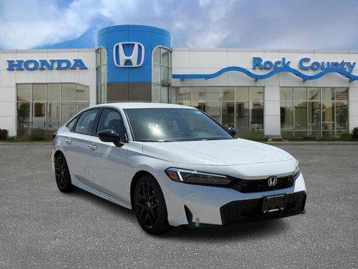Platinum White Pearl 2026 Honda Civic Sport