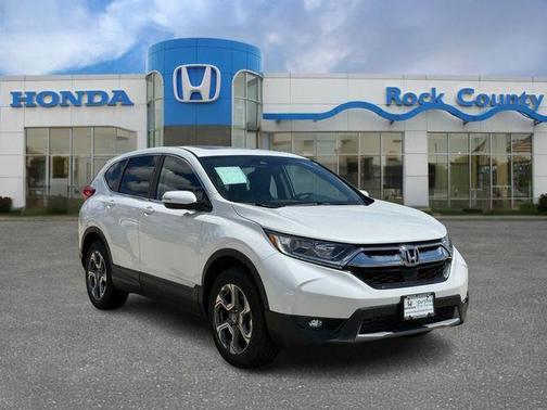Platinum White 2019 Honda CR-V EX