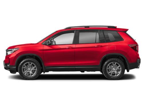 Radiant Red Metallic II 2025 Honda Passport AWD TrailSport