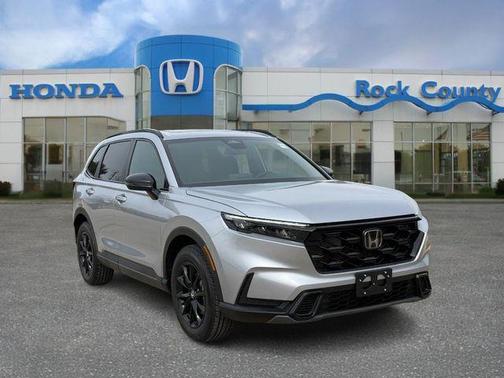 Solar Silver Metallic 2026 Honda CR-V Hybrid Sport AWD