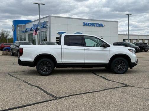 Platinum White Pearl 2026 Honda Ridgeline Sport