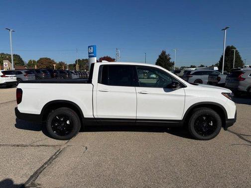 Platinum White Pearl 2026 Honda Ridgeline Black