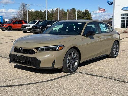Sand Dune Pearl 2026 Honda Civic Hybrid Sport Touring