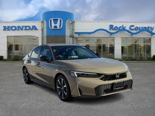 Sand Dune Pearl 2026 Honda Civic Hybrid Sport Touring