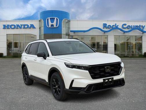 Platinum White Pearl 2026 Honda CR-V Hybrid Sport-L AWD