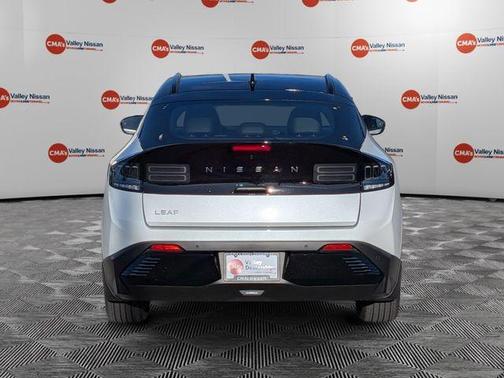 White / Black 2026 Nissan Leaf PLATINUM+