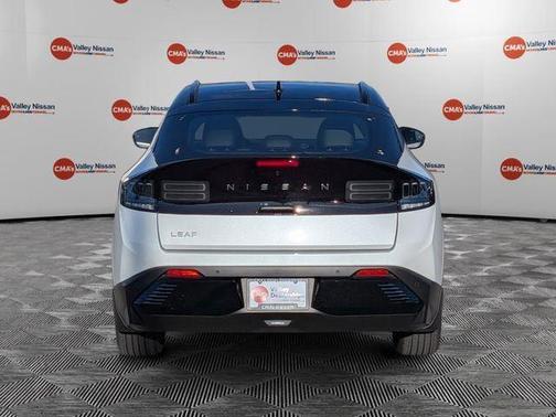 White / Black 2026 Nissan Leaf PLATINUM+