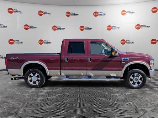 Red Clearcoat 2008 Ford F-250 Lariat