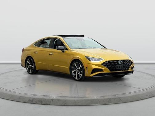 Glowing Yellow 2021 Hyundai SONATA SEL Plus