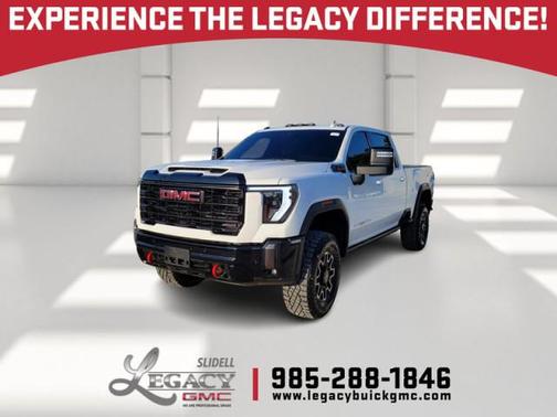 Summit White 2024 GMC Sierra 2500 AT4X