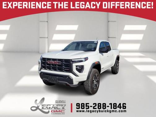 Summit White 2023 GMC Canyon AT4 Truck