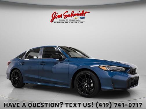 Blue Lagoon 2025 Honda Civic Hybrid