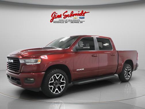 Delmonico Red Pearlcoat 2025 RAM 1500 Laramie