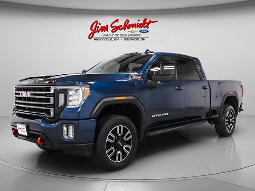 Pacific Blue Metallic 2022 GMC Sierra 2500 AT4