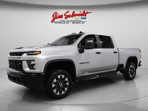Silver Ice Metallic 2021 Chevrolet Silverado 2500 Custom