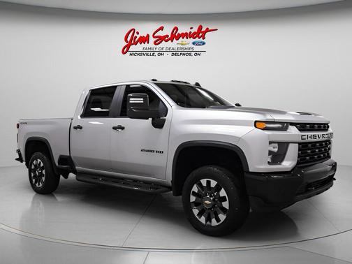 Silver Ice Metallic 2021 Chevrolet Silverado 2500 Custom
