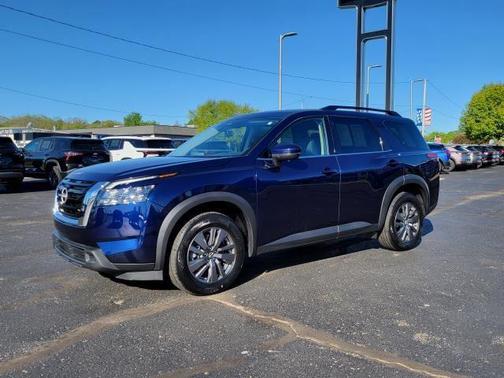 Deep Ocean Blue Pearl 2025 Nissan Pathfinder SV 4WD