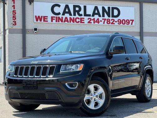Brilliant Black Crystal Pearlcoat 2015 Jeep Grand Cherokee Laredo