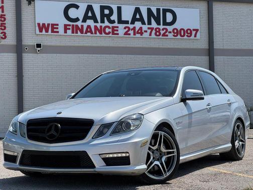 Silver 2010 Mercedes-Benz E-Class E 63 AMG Sedan 4D