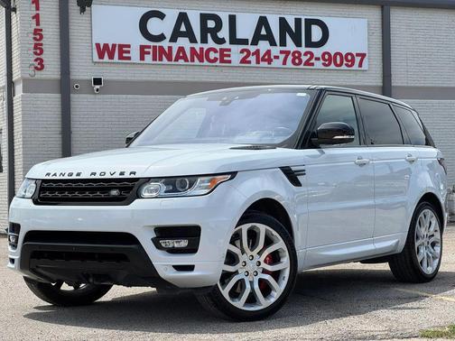 White 2017 Land Rover Range Rover Sport 3.0L Supercharged HSE Dynamic