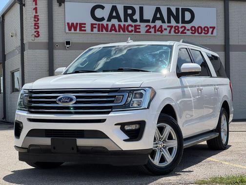 White Platinum Metallic Tri-Coat 2019 Ford Expedition Max XLT