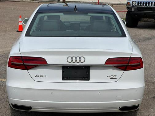 White 2016 Audi A8 L 4.0T