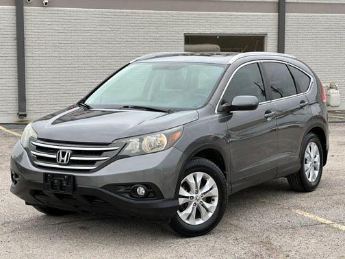 Gray 2014 Honda CR-V EX-L